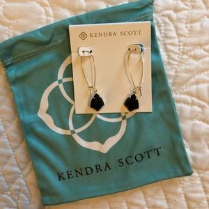 Kendra Scott Carinne Drop Earrings in Black